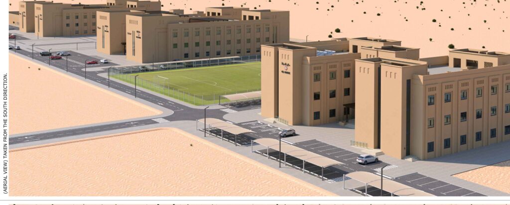Special Task Accommodation project aerial perspective